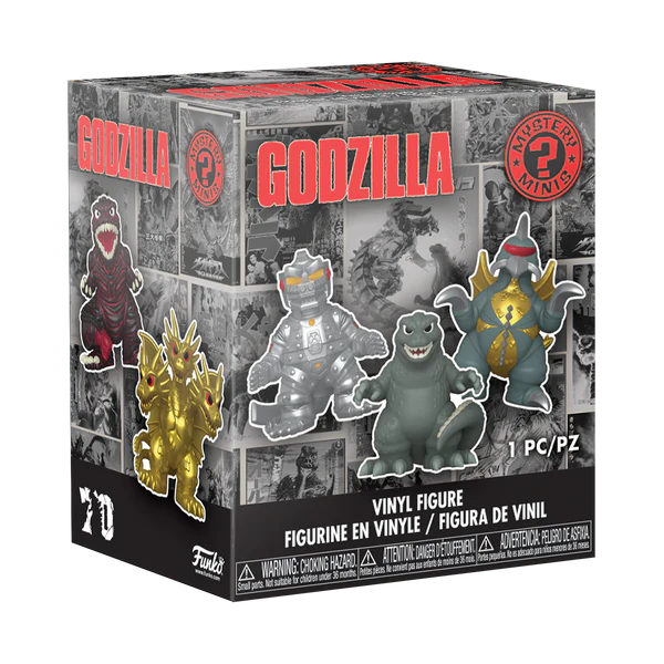 GODZILLA 70TH - Mystery Minis (BOX 12 Figurines)