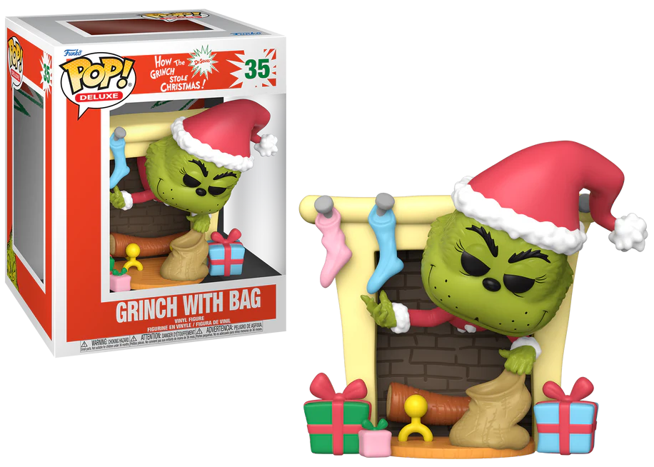 LE GRINCH - POP Deluxe N° 35 - Grinch avec Sac