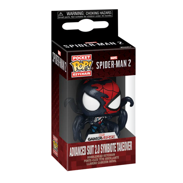 SM2VG - Pocket Pop Keychains - Advanced Suit 2.0 Symbiote Takeover