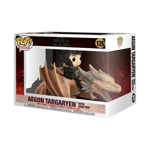 HOUSE OF THE DRAGON - POP Rides N° 135 - Aegon Targaryen with Sunfyre