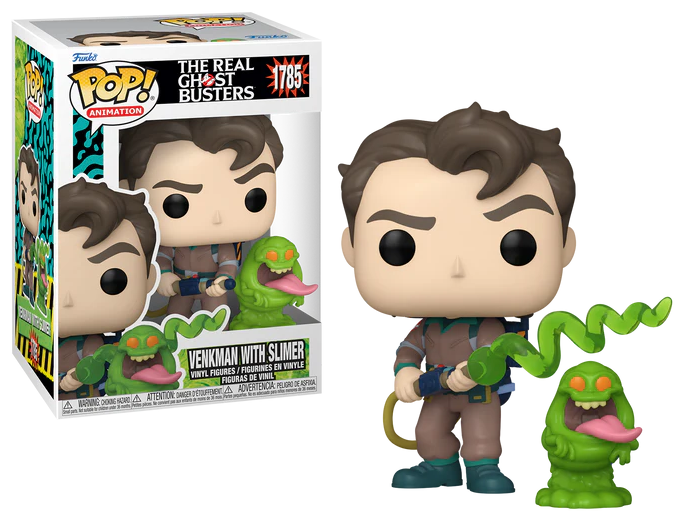 THE REAL GHOSTBUSTERS - POP & Buddy N° 1785 - Venkman with Slimer