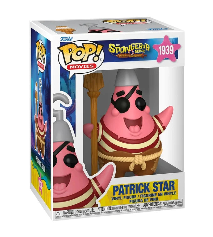 THE SPONGEBOB MOVIE - POP Movies N° 1939 - Patrick (Pirate)