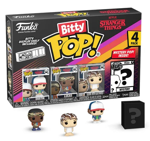 STRANGER THINGS - Bitty Pop 4 Pack 2.5cm - Dustin