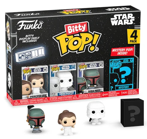 STAR WARS - Bitty Pop 4 Pack 2.5cm - Princess Leia