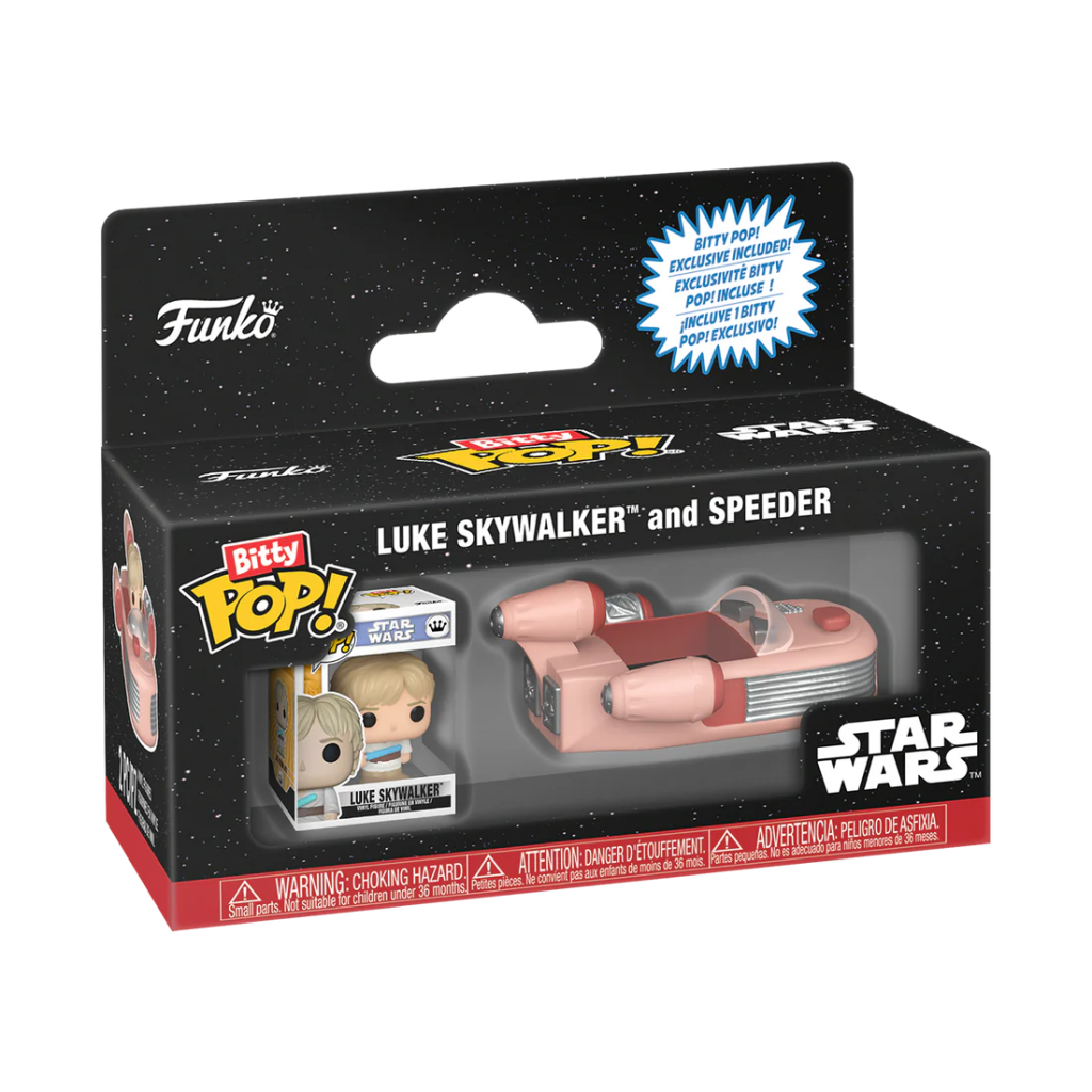 STAR WARS - Bitty Pop Ride - Speeder with Luke