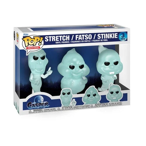 CASPER 30TH ANNIVERSARY - POP Movies - 3PK - Stretch, Fatso & Stinkie