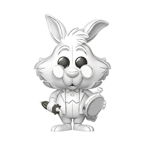 SKETCHED - POP Disney N° 1650 - White Rabbit