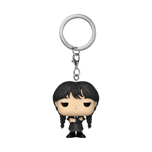 WEDNESDAY - Pocket Pop Keychain - Wednesday Addams (Black coat)