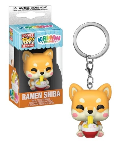 KAWAII FOODIES - Pocket Pop Keychains - Ramen Shiba