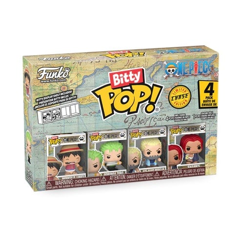 ONE PIECE - Bitty Pop 4 Pack 2.5cm - Luffy