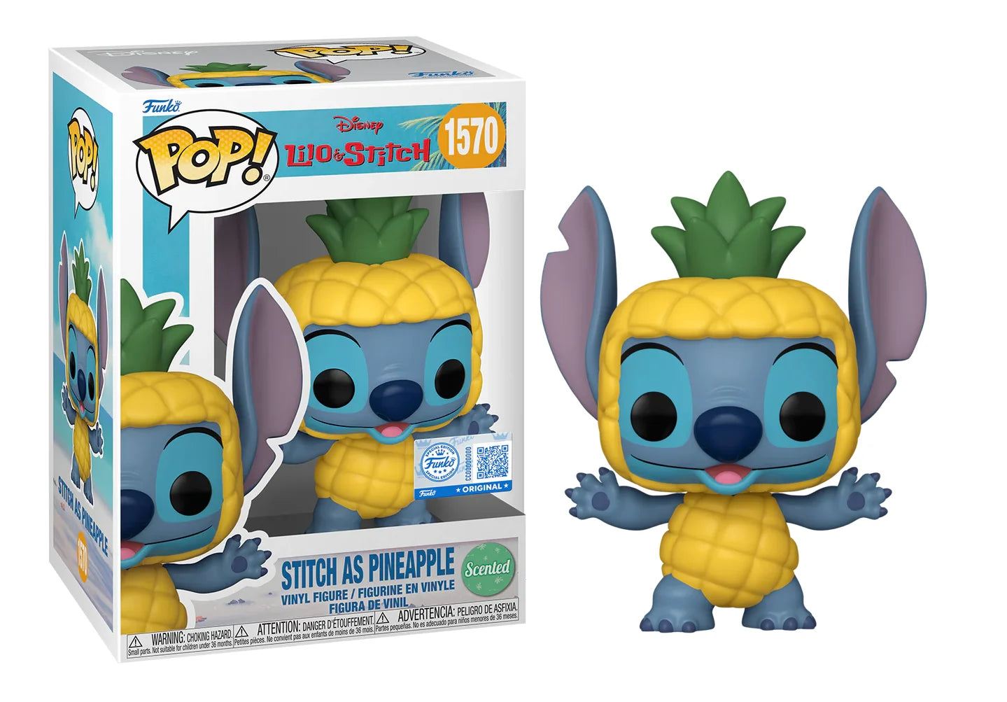 LILO & STITCH - POP Disney N° 1570 - Stitch as Pineapple (SC)