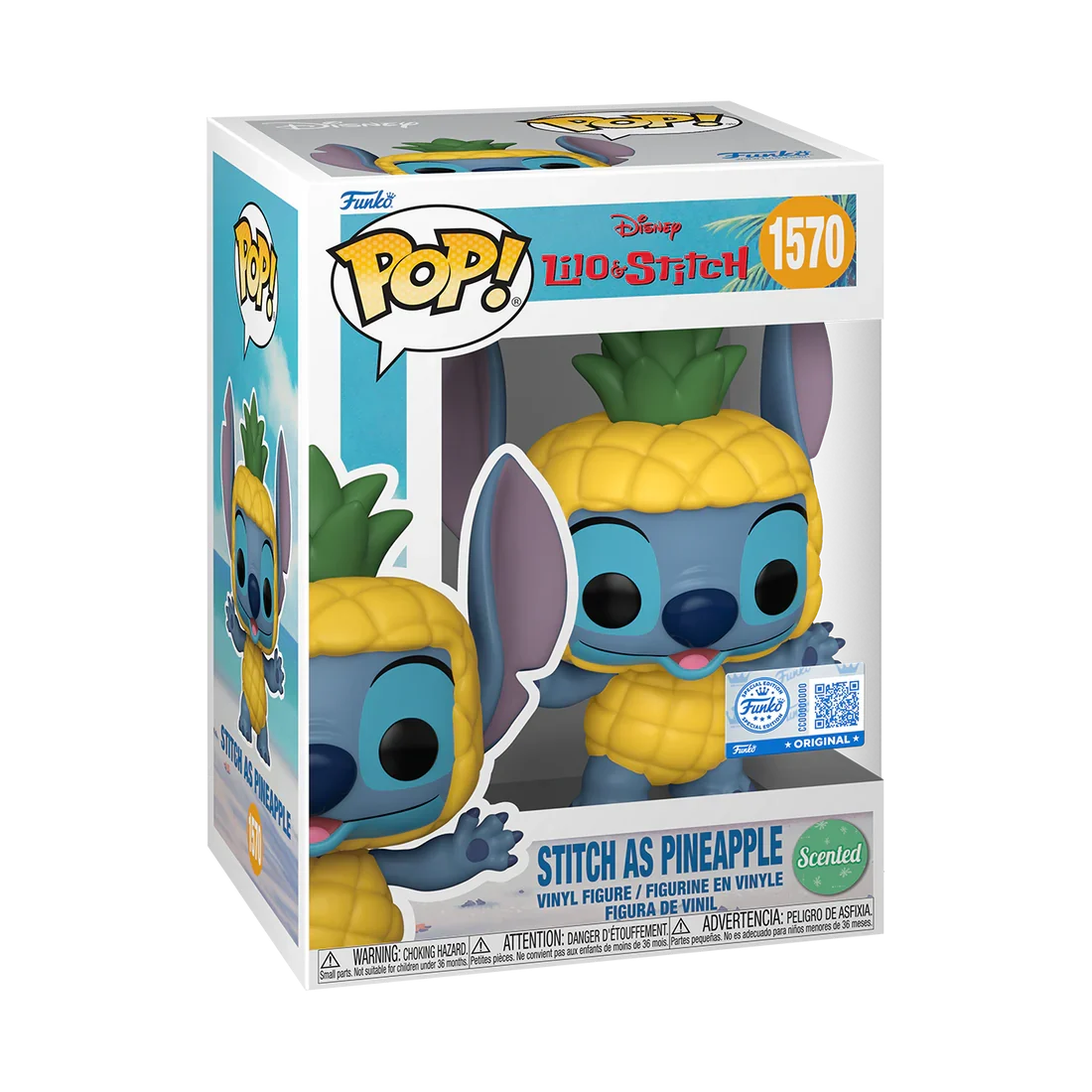 LILO & STITCH - POP Disney N° 1570 - Stitch as Pineapple (SC)