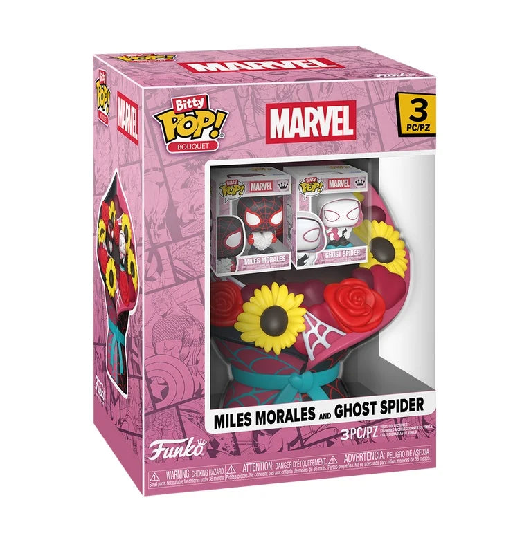 SM VALENTINES - Miles Morales & Ghost Spider - Bitty Pop Bouquet