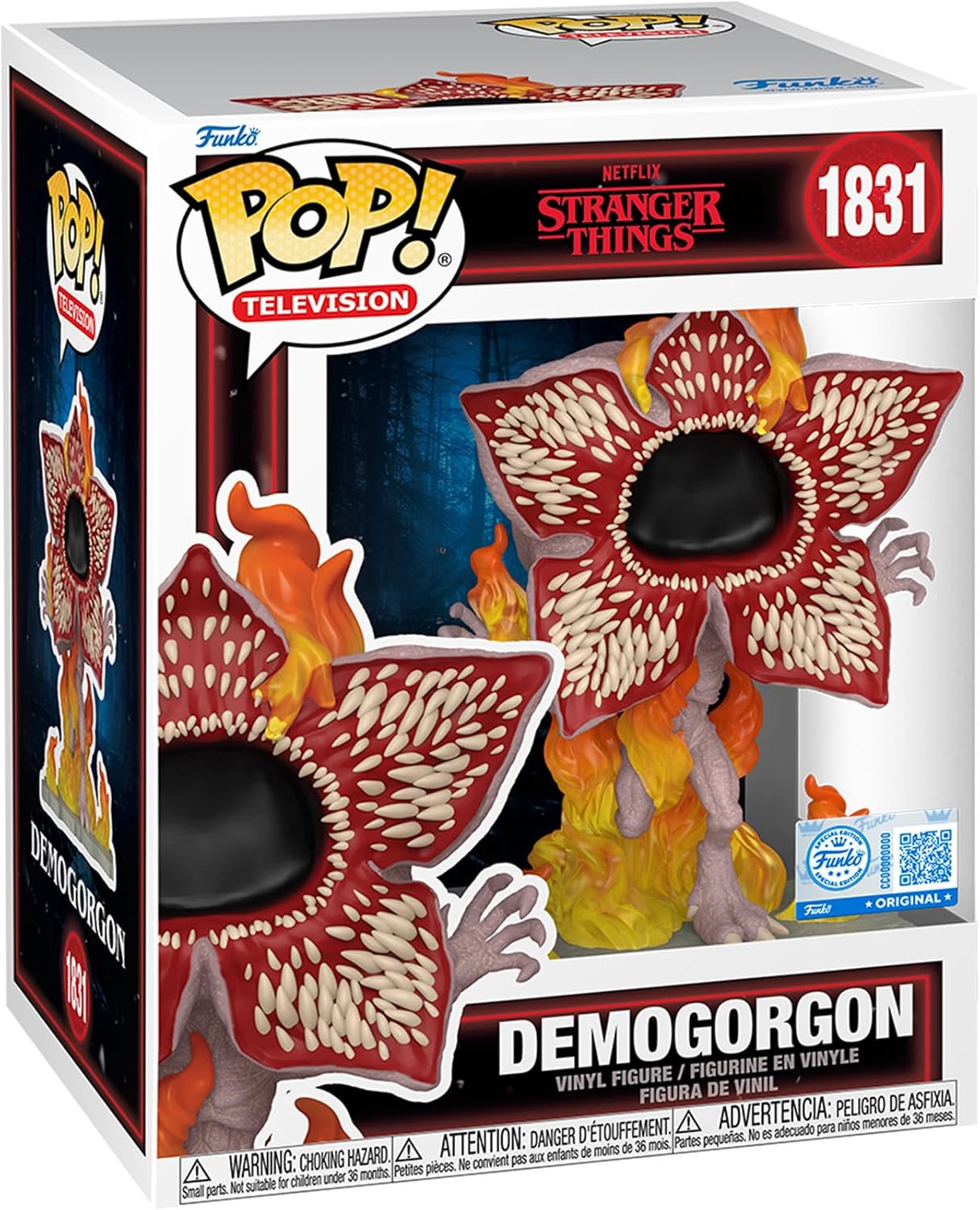 STRANGER THINGS - POP Premium N°1831- Demorgogon (On Fire)