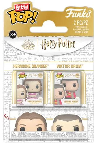 HARRY POTTER 4 - Bitty Pop 2 Pack 2.5cm - Hermione & Krum