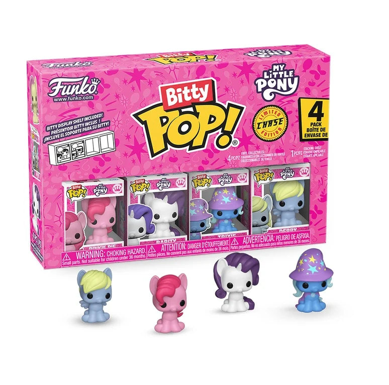 MY LITTLE PONNY - Bitty Pop 4 Pack 2.5cm - Pinkie Pie with Chase