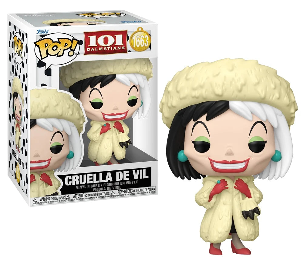 101 DALMATIANS - POP Disney N° 1663 - Cruella De Vil with Chase