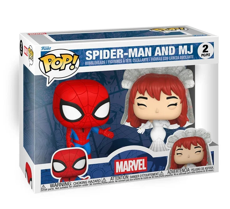 SUPERHERO COUPLES - POP Marvel - 2 Pack Spider-Man & MJ