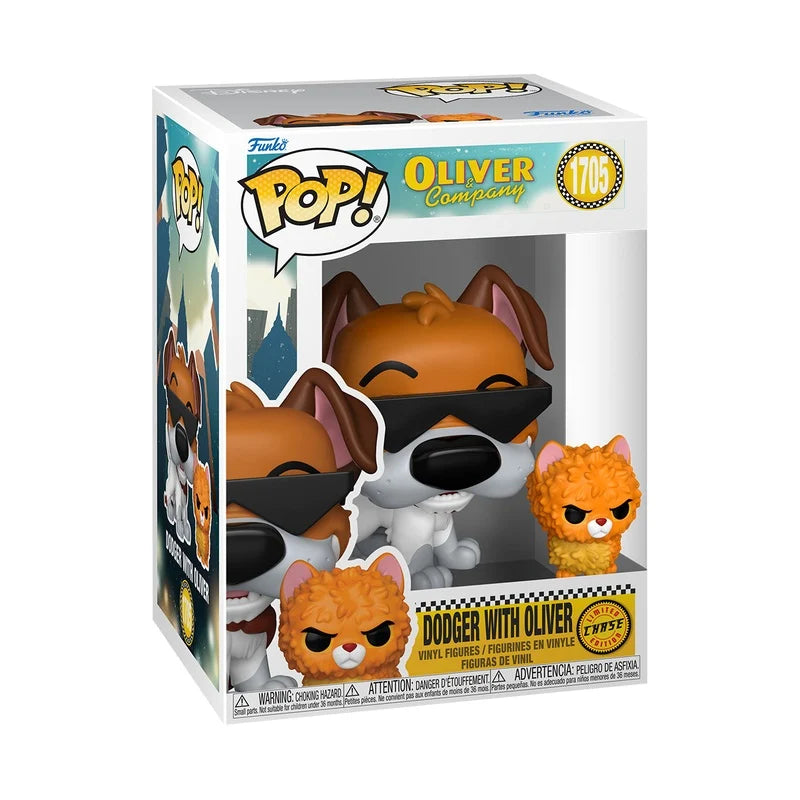 OLIVER & COMPANY - POP & Buddy N° 1705 - Dodger with Oliver with Chase