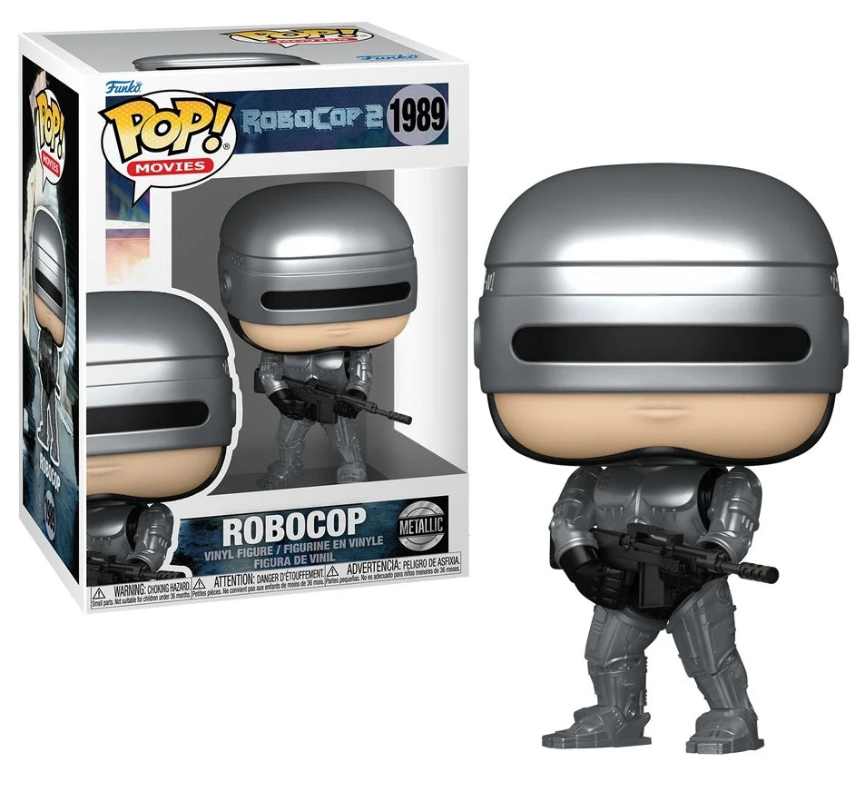 ROBOCOP - POP Movies N° 1989 - Robocop (Metallic) with Chase