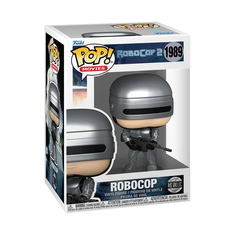 ROBOCOP - POP Movies N° 1989 - Robocop (Metallic) with Chase