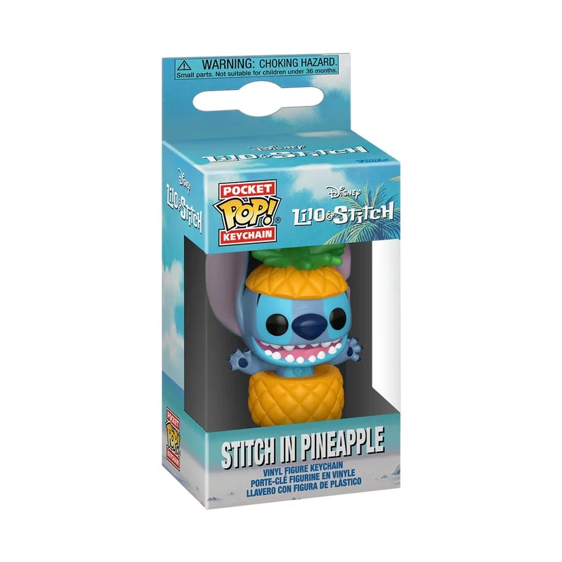 LILO & STITCH - Pocket Pop Keychains - Stitch in Pineapple