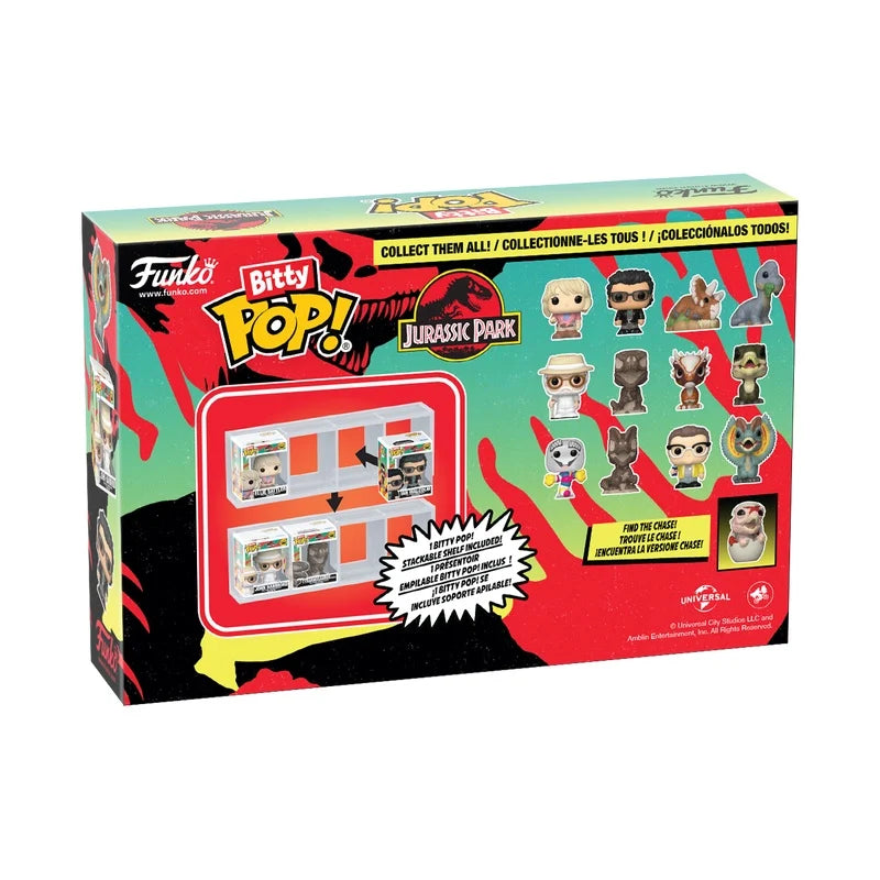 JURASSIC PARK - Bitty Pop 4 Pack 2.5cm - Raptor