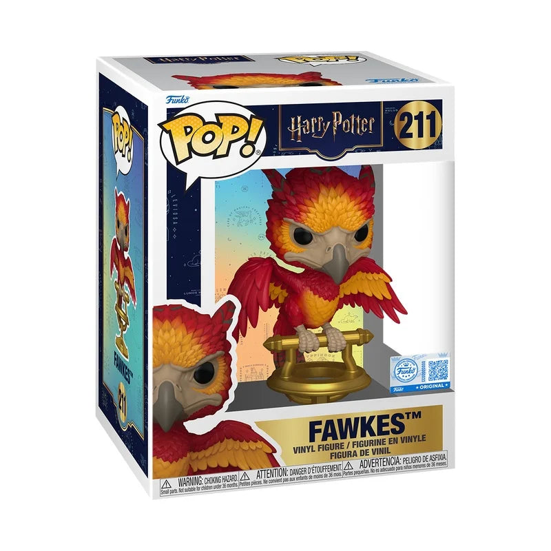 HARRY POTTER - POP Premium N° 211 - Fawkes on Perch