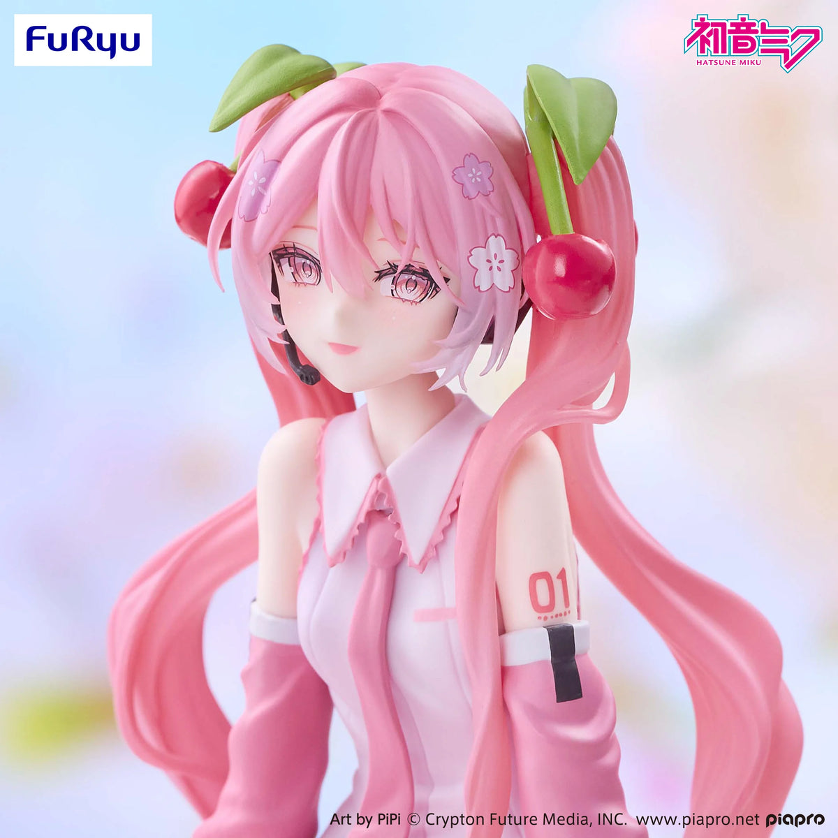 HATSUNE MIKU - Sakura Miku 2026 "Smile" - Statue Noodle Stopper 14cm