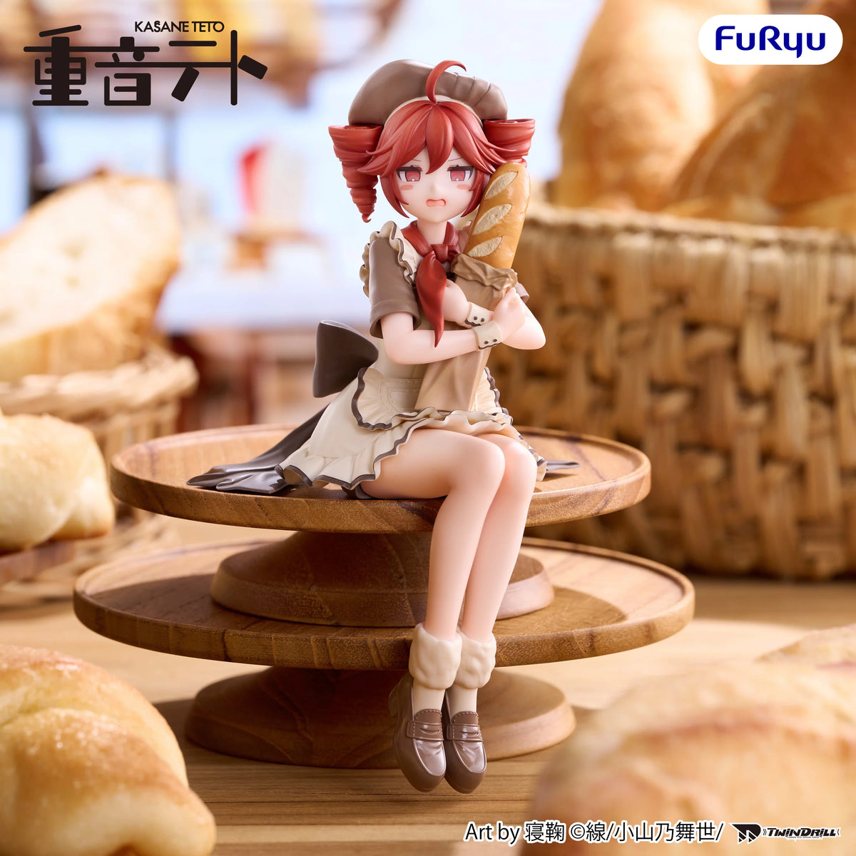 KASANE TETO - Kasane Teto "Baguette" - Statue Noodle Stopper 14cm