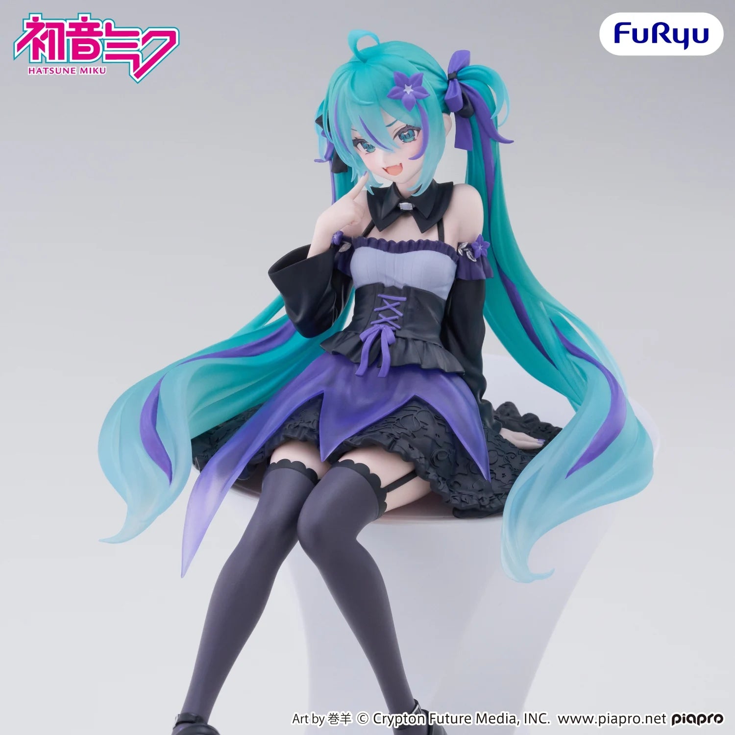 HATSUNE MIKU - Flower Fairy Bellflower - Statue Noodle Stopper 14cm