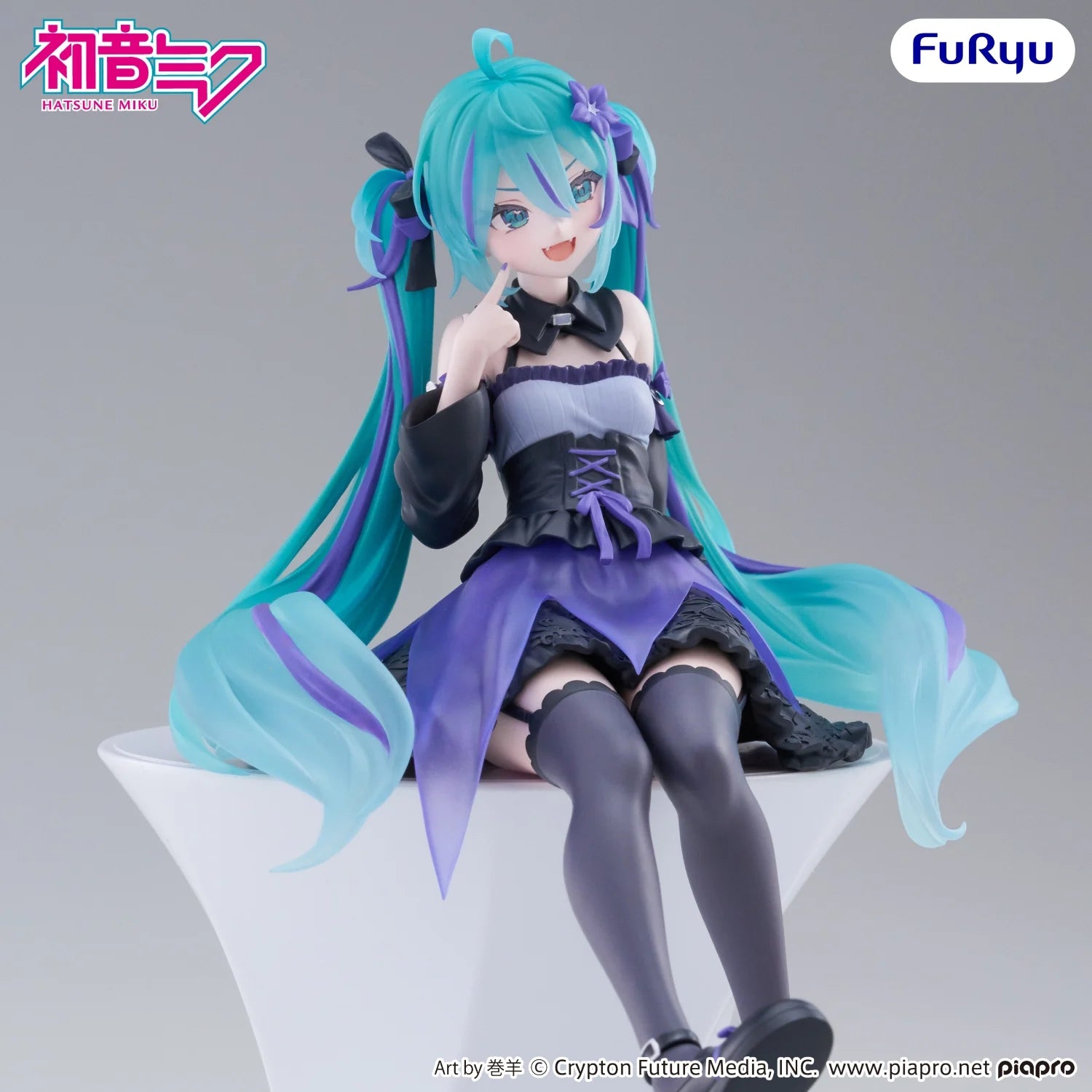 HATSUNE MIKU - Flower Fairy Bellflower - Statue Noodle Stopper 14cm