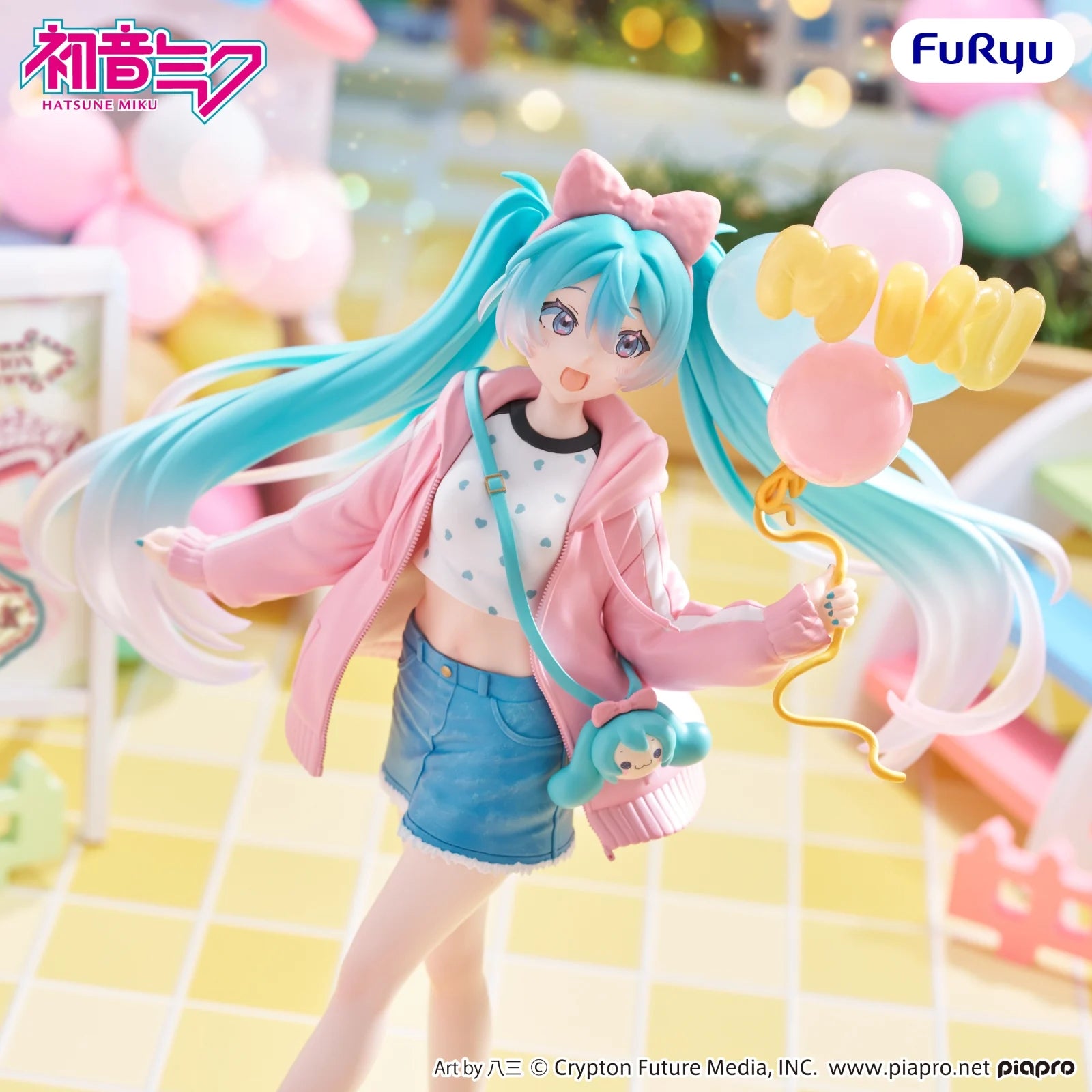 HATSUNE MIKU - Theme Park Date - Statue Muchute 19cm