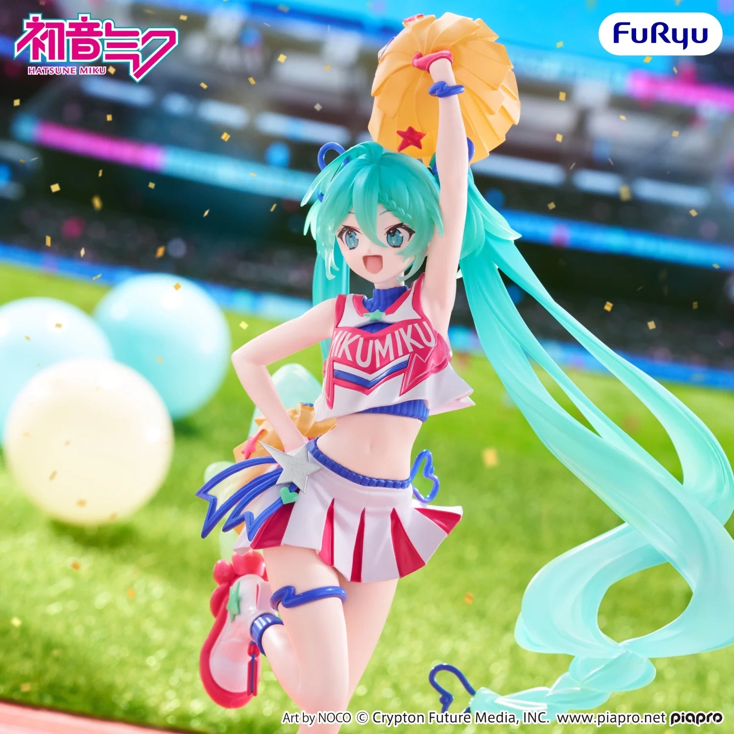 HATSUNE MIKU - Cheerleader - Statue Muchute 22cm