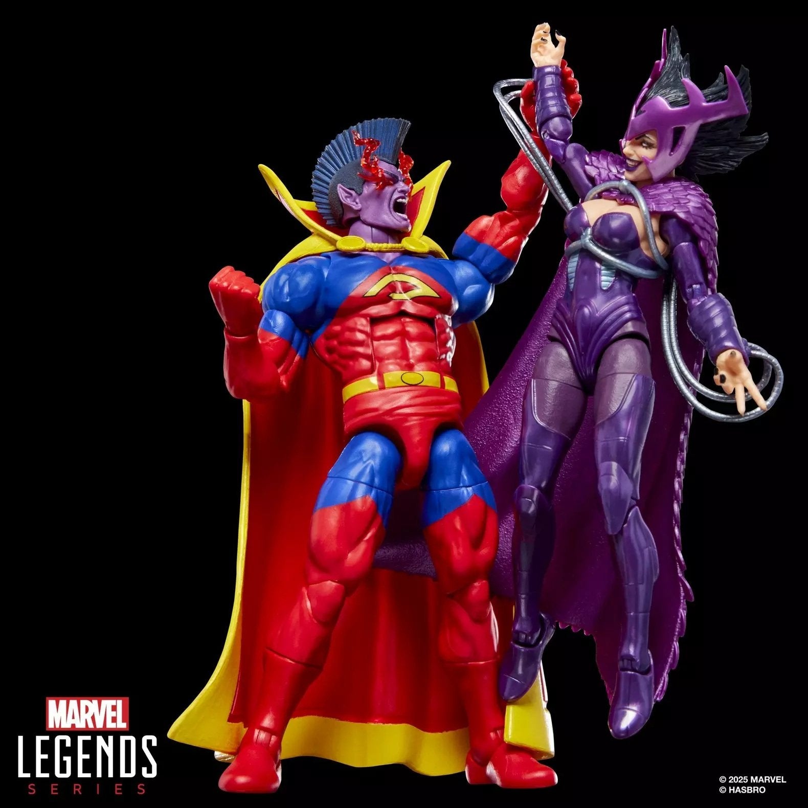MARVEL - Deathbird & Marvel's Gladiator - Figurine Legend Series 15cm