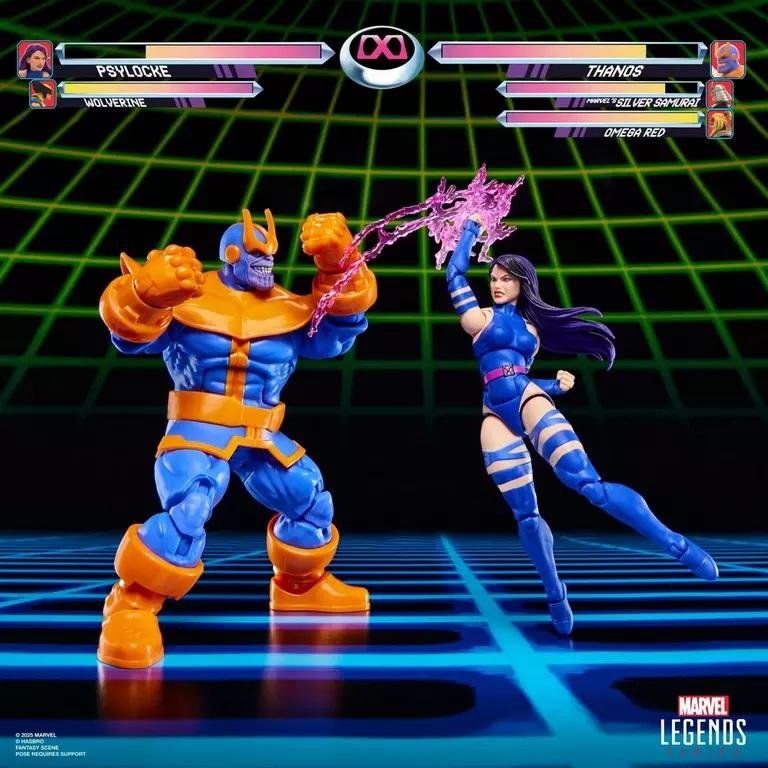 MARVEL - Psylocke VS Thanos - Figurine Legend Series 15cm
