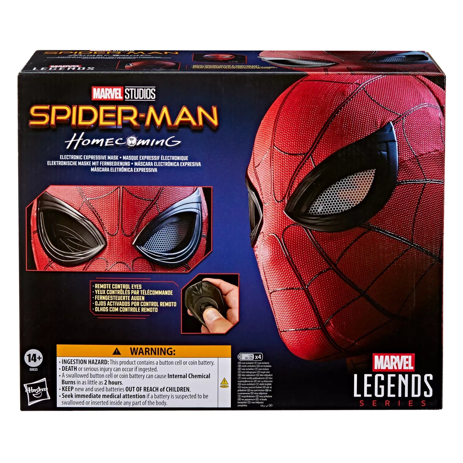 MARVEL - Electronic Helmet Expressive Spider-Man Legend Series
