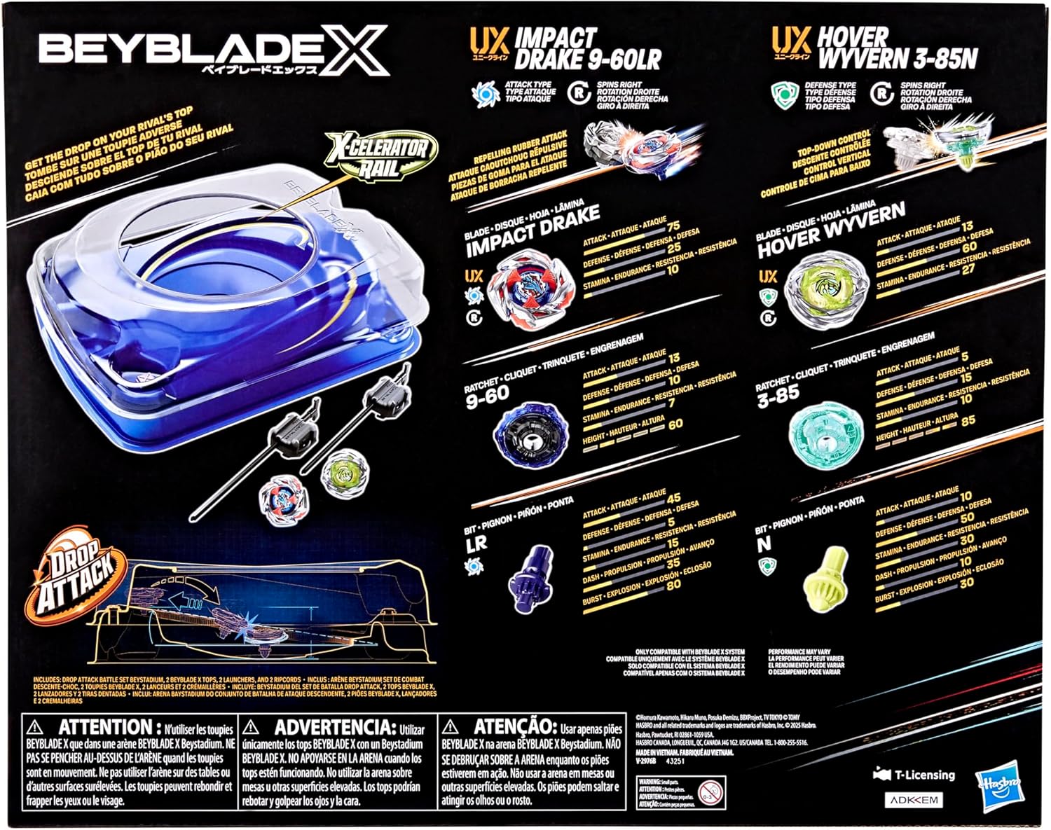 BEYBLADE X - Drop Battle Battle Beystadium Set