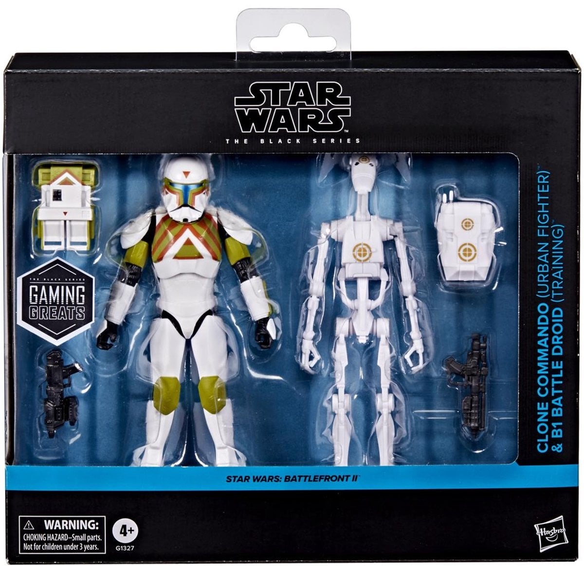 STAR WARS - Clone Commando & B1 Battle Droid - Black Series 15cm