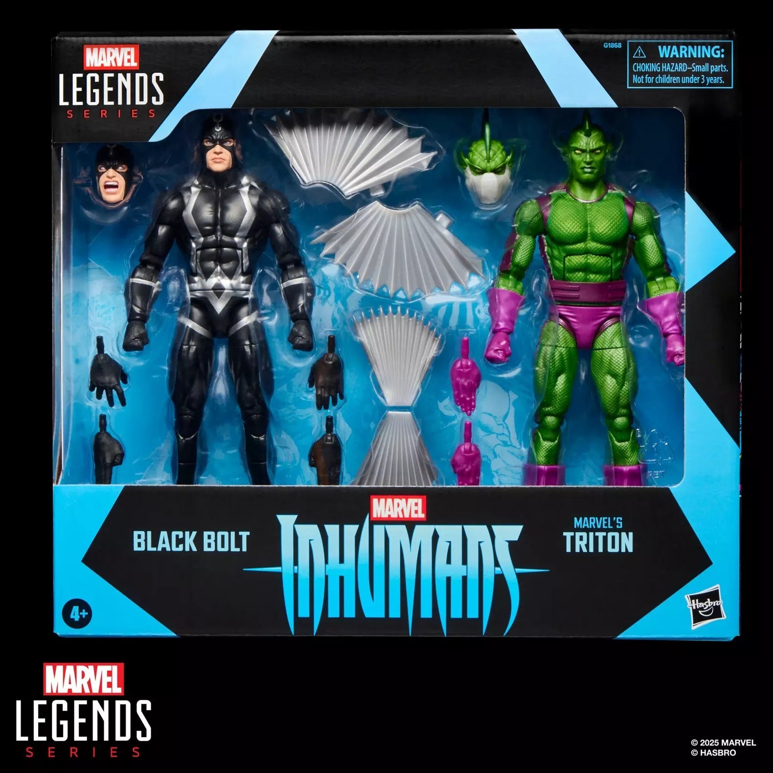 MARVEL - Inhumans Black Bolt & Triton - Figure Legend Series 15cm