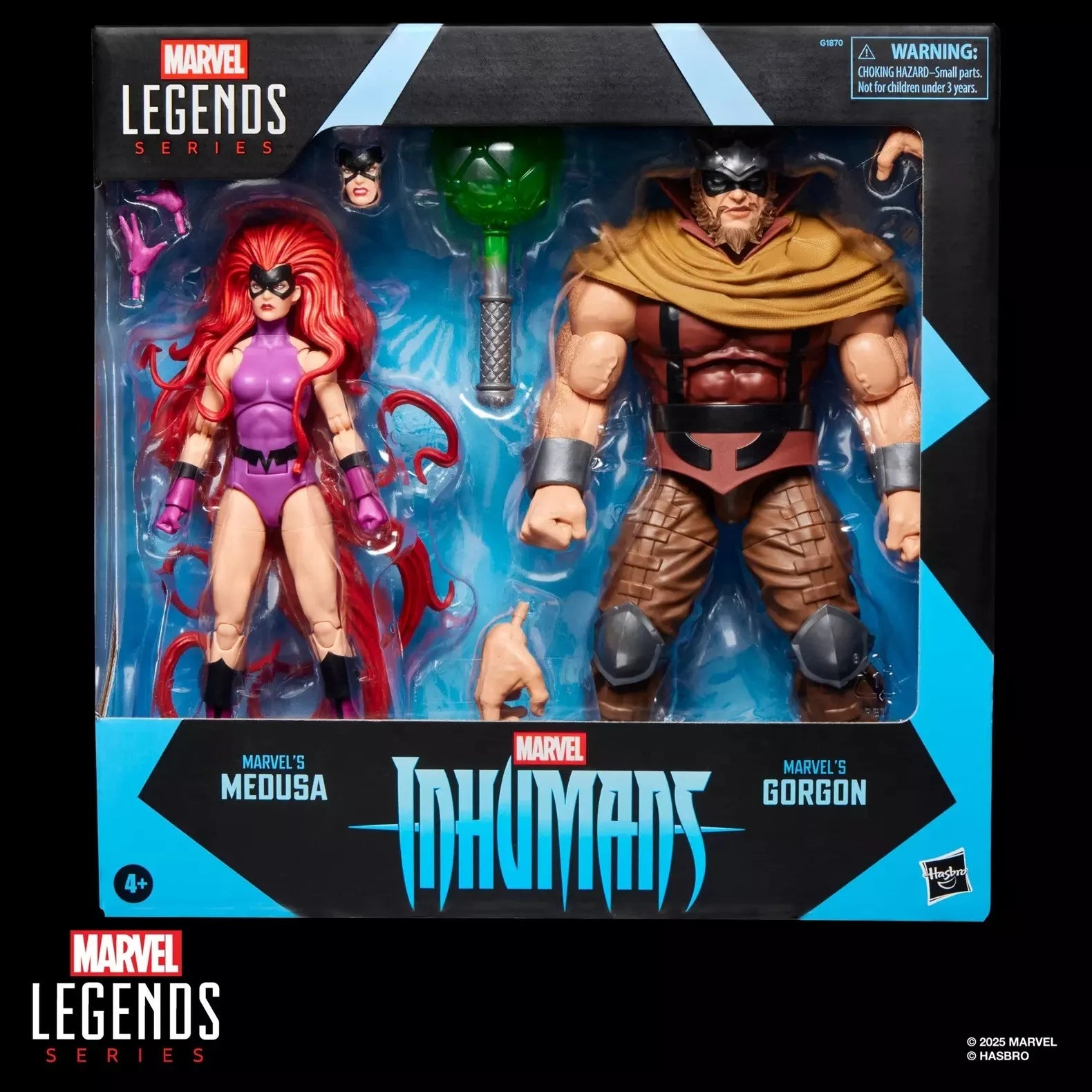 MARVEL - Inhumans Marvel's Medusa & Gorgon - Fig. Legends Series 15cm