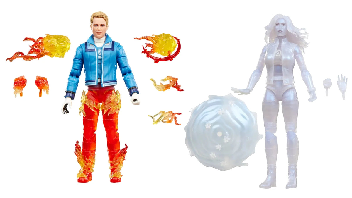 MARVEL - Invinsible Woman & Human Torch - Figure Legends Series 15cm