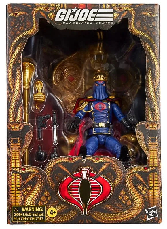 G.I. JOE - Cobra Commander in dress uniform & throne - Figure 15cm