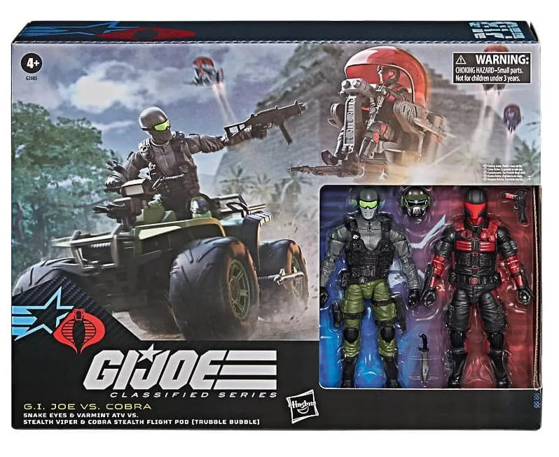 G.I. JOE - Snake Eyes Vs Stealth Viper - Figure Classified Serie 15cm