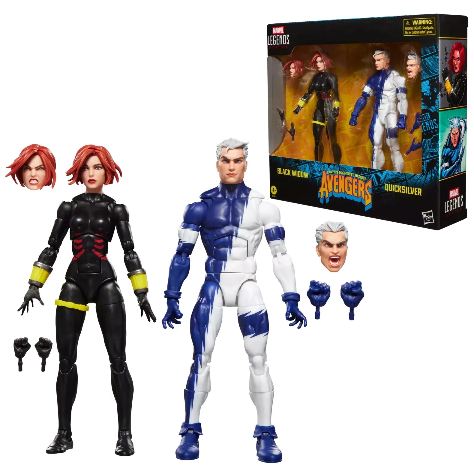 MARVEL - Black Widow & Quicksilver - Figure Legend Series 15cm