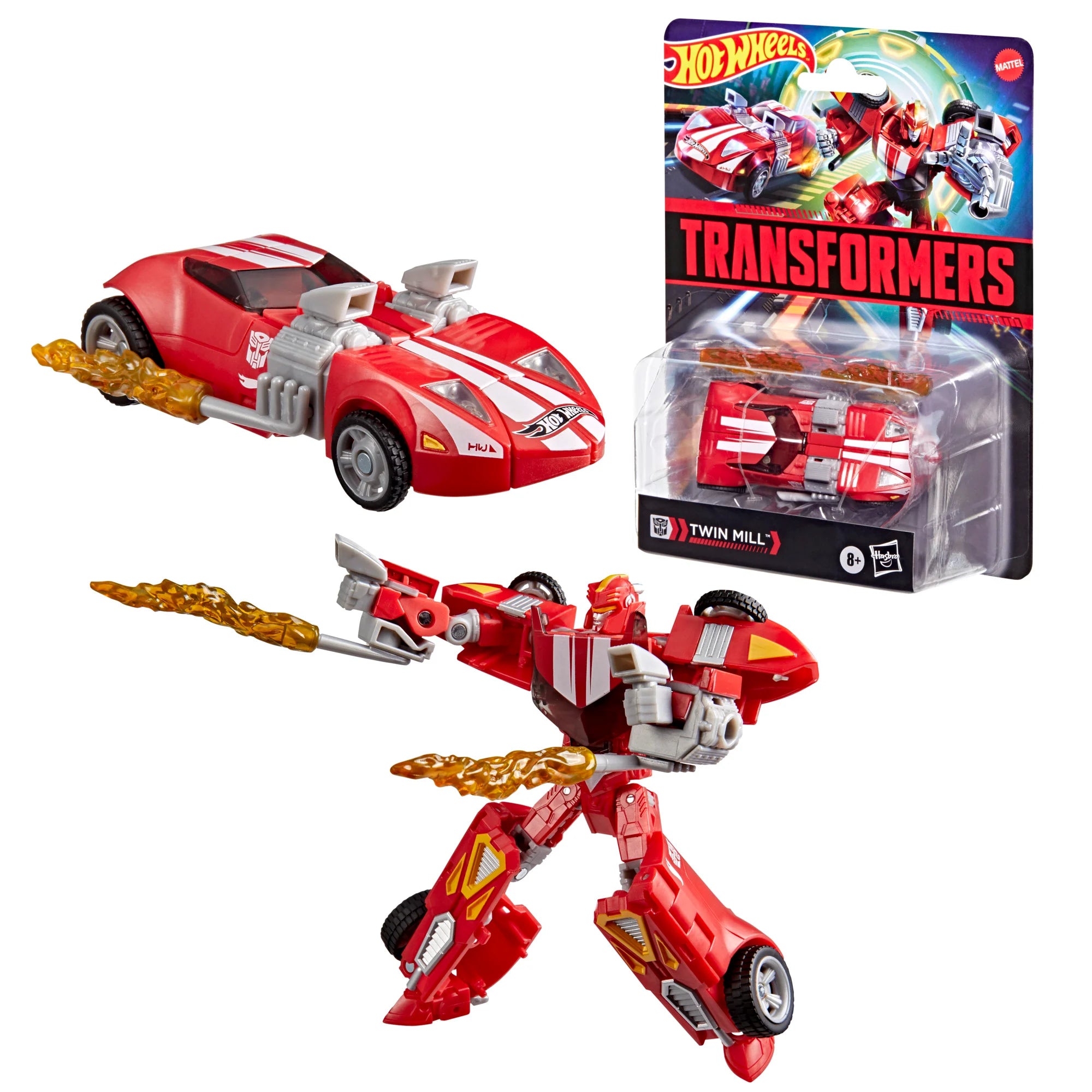 TRANSFORMERS X HOT WHEELS - Twin Mill - Figure Collaborative 12.5cm