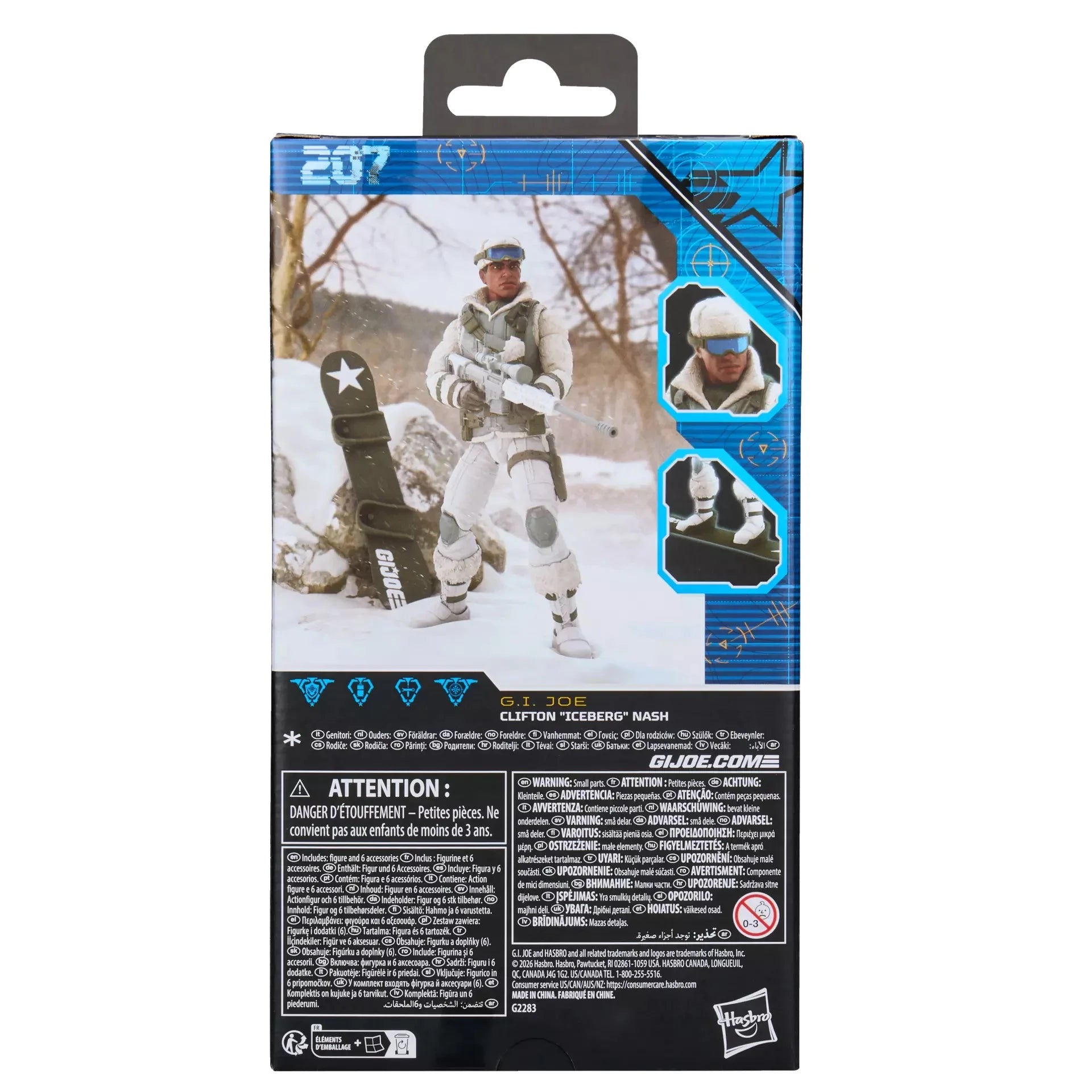 GI JOE - Clifton "Iceberg" Nash - Figure Classified Series 15cm