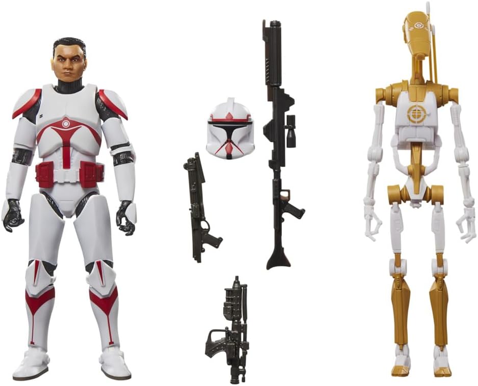 STAR WARS - Assault Trooper & Battle Droid - Fig. Black Series 15cm