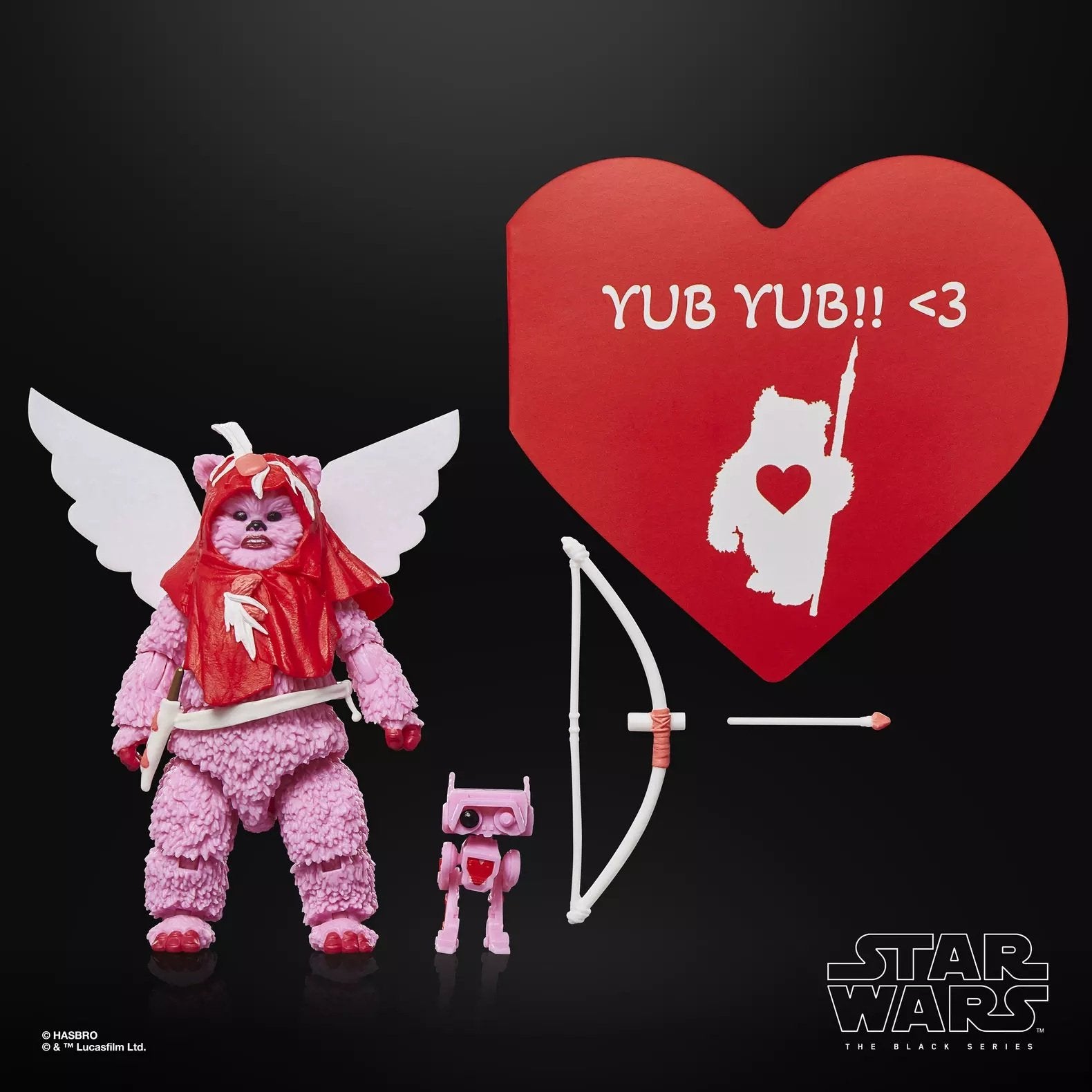 STAR WARS - Ewok (Valentine's Day Edition) - Figure Black Series 15cm