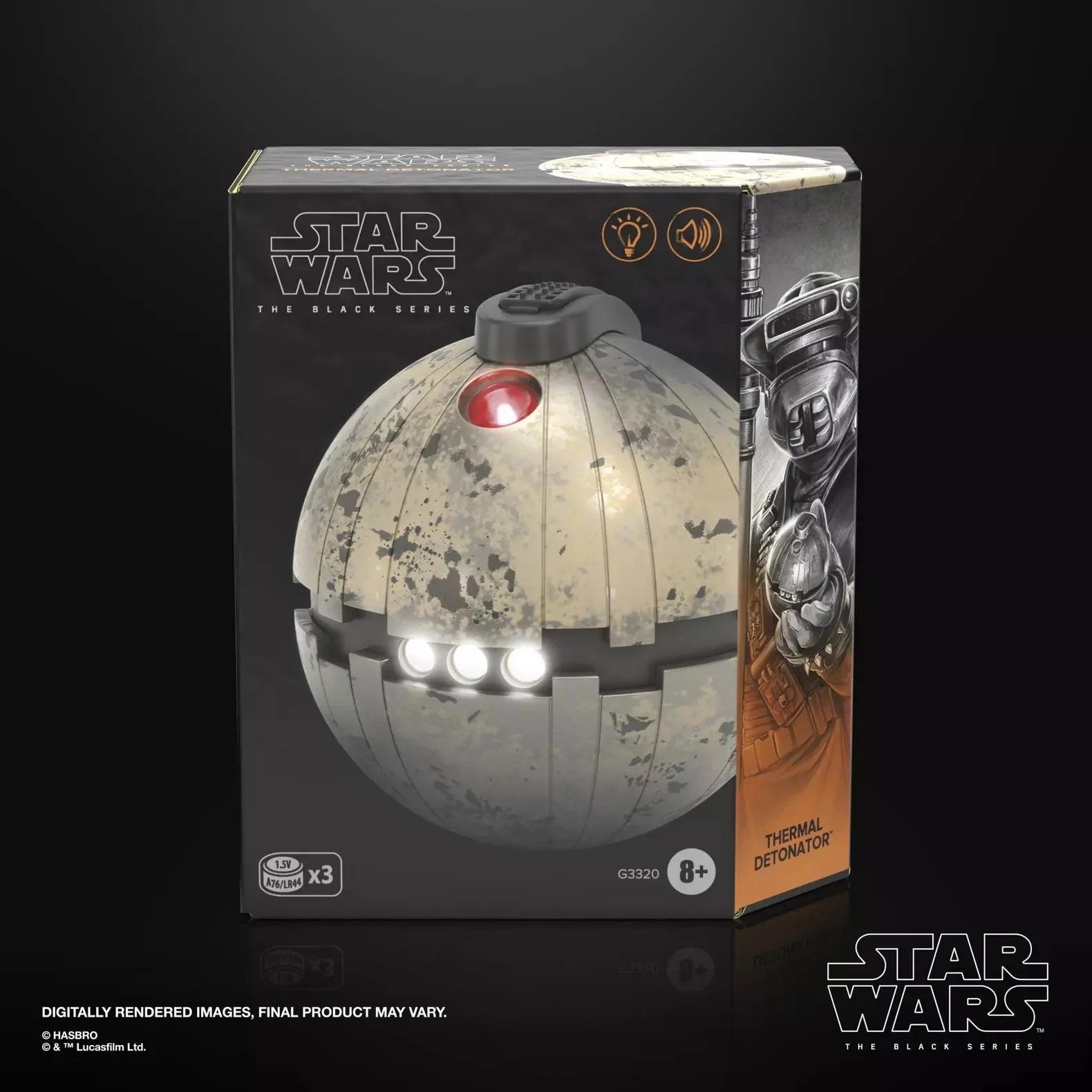 STAR WARS - Electronic Replica Thermal Detonator Black Series